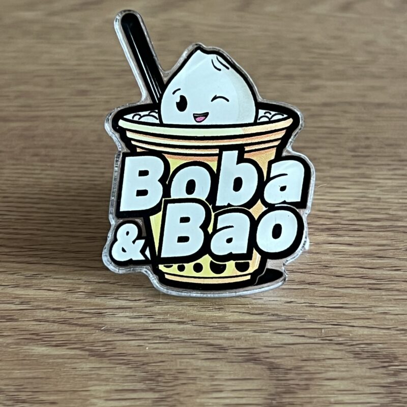 Boba &#038; Bao Custom Pin - Exclusive Stickers, Magnets &amp; Pins